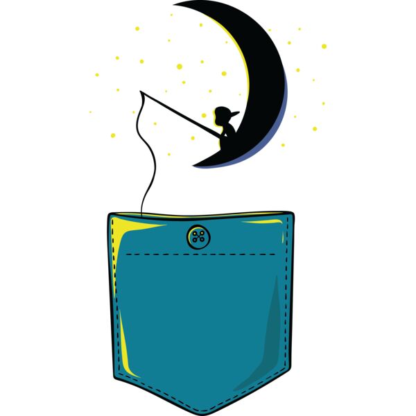 Child on moon pocket Thumbnail