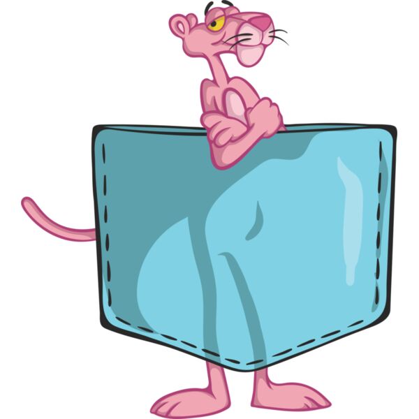 Pink panter pocket Thumbnail