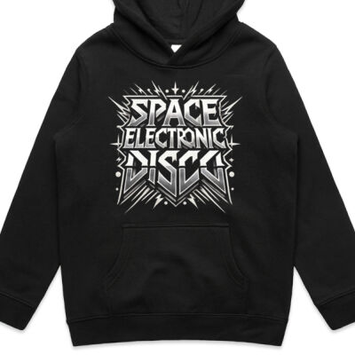 Kids Space Electronic Disco ‘Metal Logo’ Hoodie Thumbnail