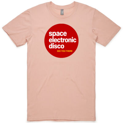 Space Electronic Disco See You There Logo Tee Thumbnail
