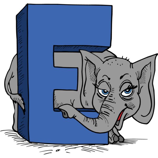 E is for Elephant Thumbnail