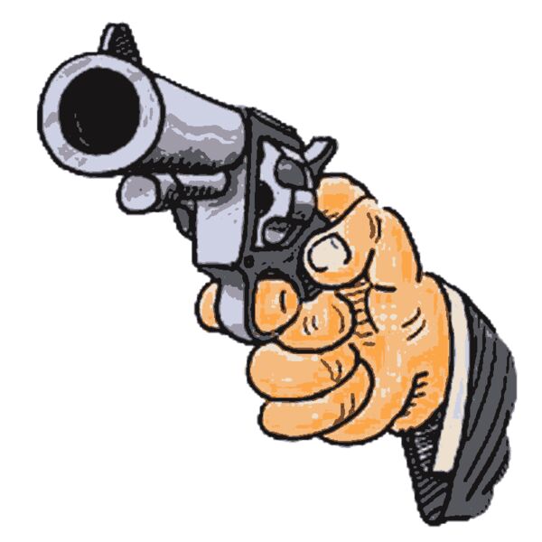 Hand pointing gun Thumbnail