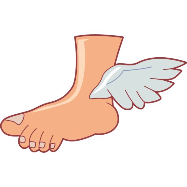 foot with wing Thumbnail