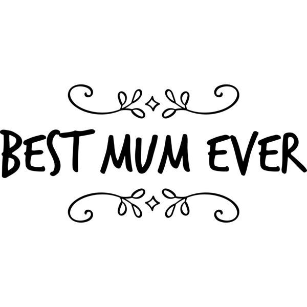 Best Mum Ever black 01 Thumbnail